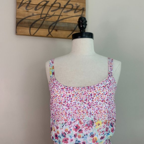 BeBop Multi Colored Floral‎ Strap Dress Coastal Cowgirl - Picture 4 of 11